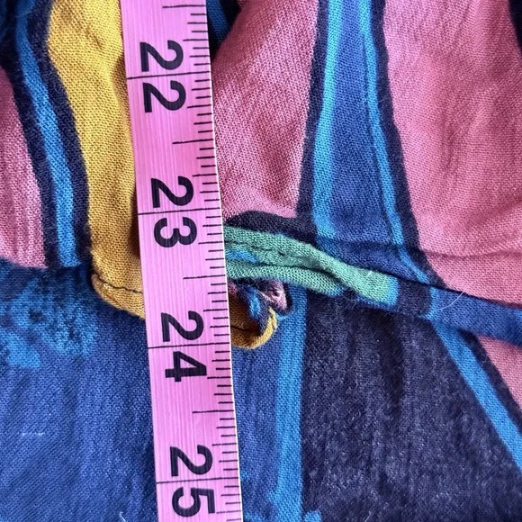 Free People Bring Back Summer Hi Low Tiered Floral Boho Skirt Size 0 - Picture 8 of 9